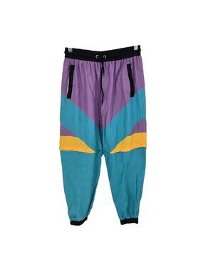 Funny guy creations womens size Medium 90s windbreaker convertible jogger pants